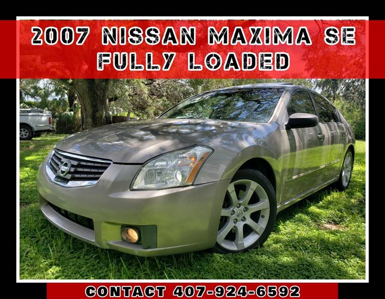 2007 Nissan Maxima for sale at AFFORDABLE ONE LLC in Orlando FL