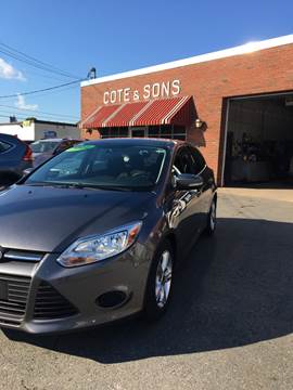 2014 Ford Focus for sale at Cote & Sons Automotive Ctr in Lawrence MA