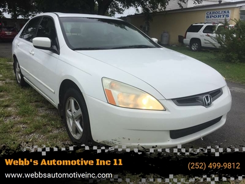 2005 Honda Accord for sale at Wally's Cars ,LLC. in Morehead City NC