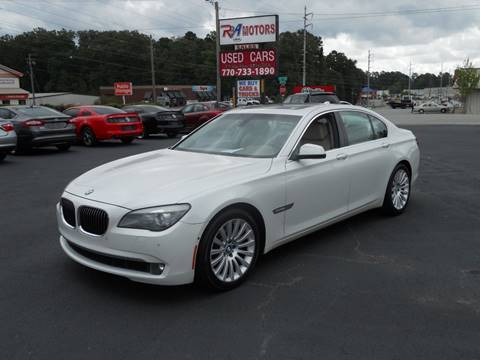 2009 BMW 7 Series for sale at R3A USA Motors in Lawrenceville GA