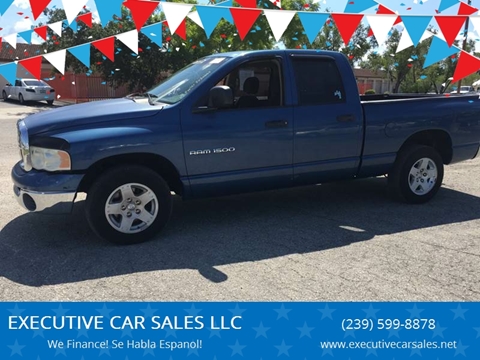 2005 Dodge Ram Pickup 1500 for sale at EXECUTIVE CAR SALES LLC in North Fort Myers FL