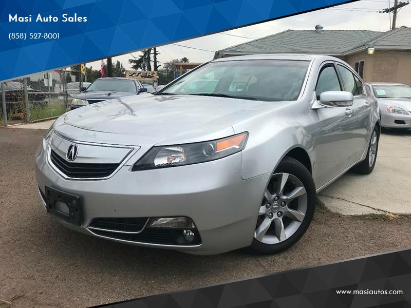 2012 Acura TL for sale at Masi Auto Sales in San Diego CA