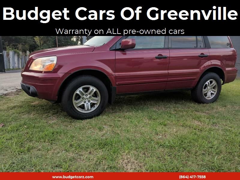 2003 Honda Pilot for sale at Budget Cars Of Greenville in Greenville SC
