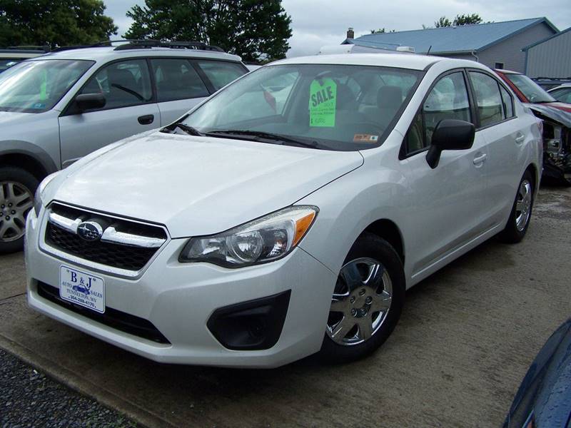 2013 Subaru Impreza for sale at B & J Auto Sales in Tunnelton WV