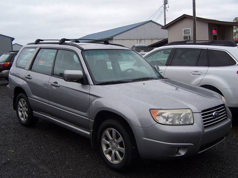 2008 Subaru Forester for sale at B & J Auto Sales in Tunnelton WV