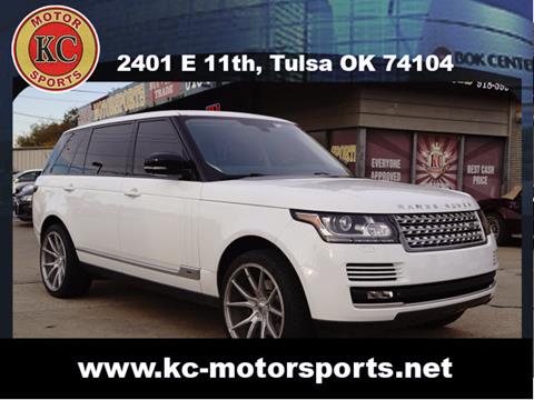 2015 Land Rover Range Rover for sale at KC MOTORSPORTS in Tulsa OK