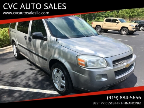 Chevrolet Uplander For Sale in Durham, NC - CVC AUTO SALES