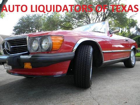 1987 Mercedes-Benz 560-Class for sale at AUTO LIQUIDATORS OF TEXAS in Richmond TX