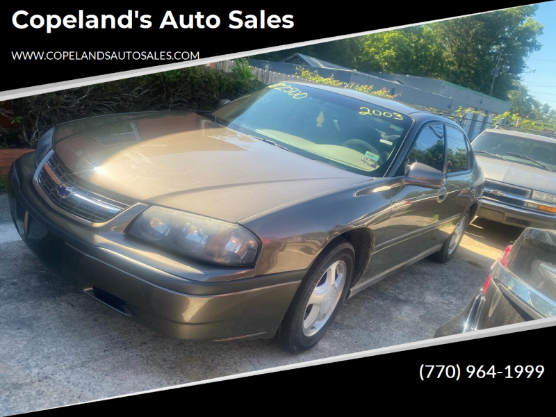 2003 Chevrolet Impala Union City, GA ATLANTA Sedan Vehicles