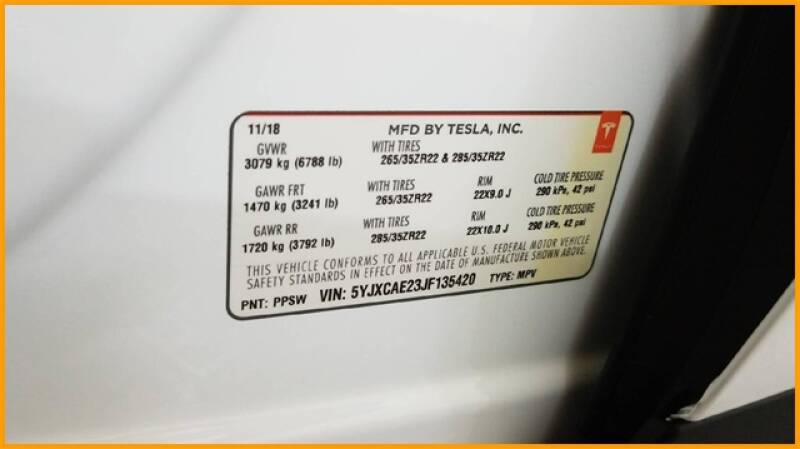 2018 Tesla Model X 100D (image 84)