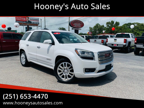 2016 GMC Acadia for sale at Hooney's Auto Sales in Theodore AL