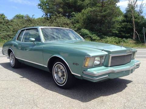 1978 Chevrolet Monte Carlo for sale at Clair Classics in Westford MA