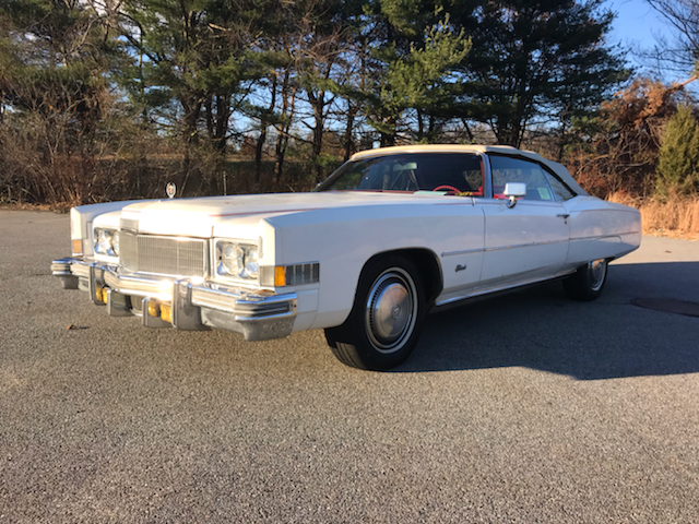 1974 Cadillac Eldorado for sale at Clair Classics in Westford MA