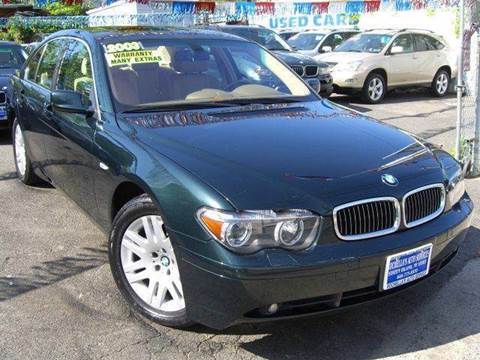 2003 BMW 7 Series for sale at SF Motorcars in Staten Island NY