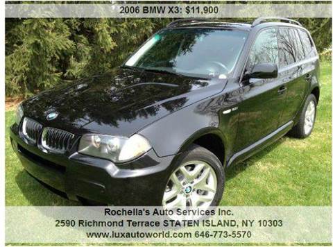 2006 BMW X3 for sale at SF Motorcars in Staten Island NY