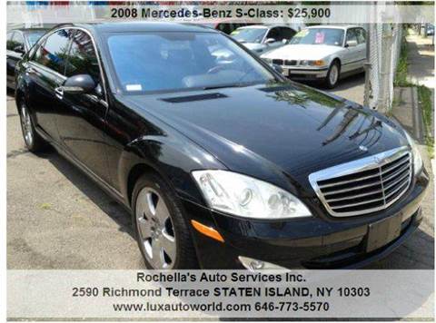 2008 Mercedes-Benz S-Class for sale at SF Motorcars in Staten Island NY