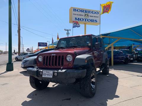 jeep wrangler unlimited for sale in el paso tx borrego motors