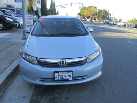 2012 Honda Civic for sale at West Auto Sales in Belmont CA