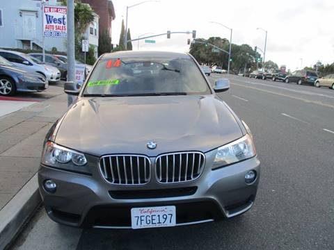 2014 BMW X3 for sale at West Auto Sales in Belmont CA