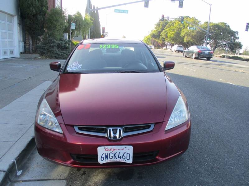 2003 Honda Accord for sale at West Auto Sales in Belmont CA