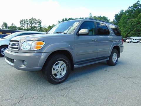 2002 Toyota Sequoia for sale at C & J Auto Sales in Hudson NC