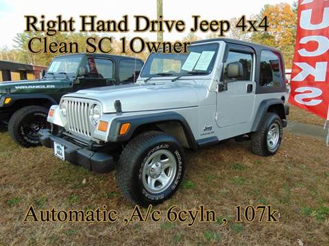 2003 Jeep Wrangler for sale at C & J Auto Sales in Hudson NC