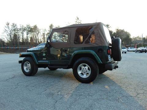 2000 Jeep Wrangler for sale at C & J Auto Sales in Hudson NC