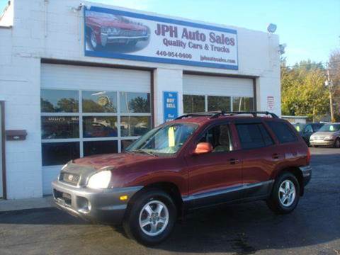 2001 Hyundai Santa Fe for sale at JPH Auto Sales in Eastlake OH