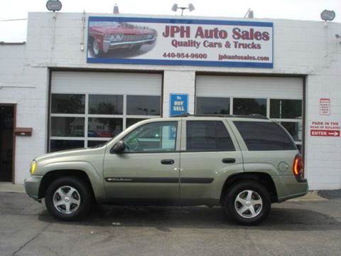 2004 Chevrolet TrailBlazer for sale at JPH Auto Sales in Eastlake OH