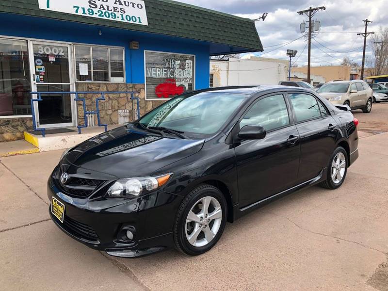 2012 Toyota Corolla S 4dr Sedan 4A In Colorado Springs CO - Island Auto