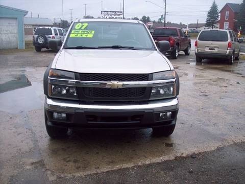2007 Chevrolet Colorado for sale at Shaw Motor Sales in Kalkaska MI