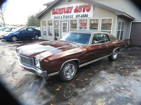 1971 Chevrolet Monte Carlo for sale at Oldie but Goodie Auto Sales in Milton VT