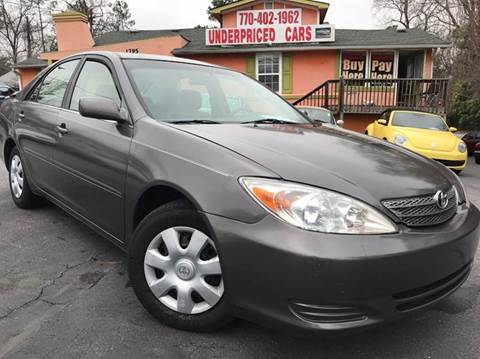 2003 Toyota Camry for sale at Underpriced Cars in Woodstock GA
