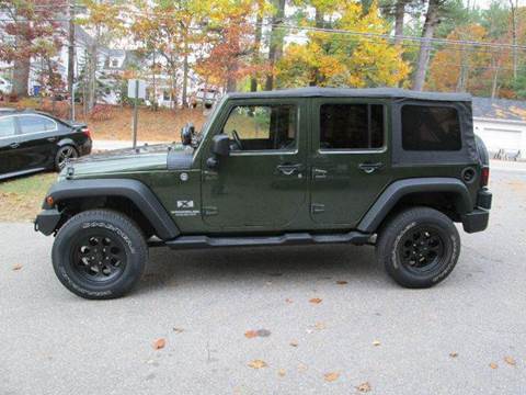2008 Jeep Wrangler Unlimited for sale at Greg's Auto Village in Windham NH