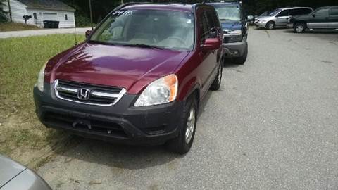 2002 Honda CR-V for sale at Greg's Auto Village in Windham NH