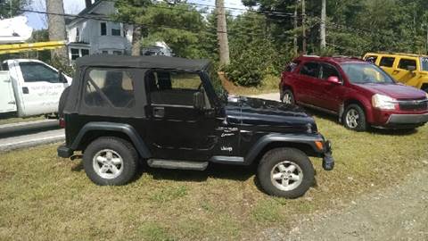 1999 Jeep Wrangler for sale at Greg's Auto Village in Windham NH