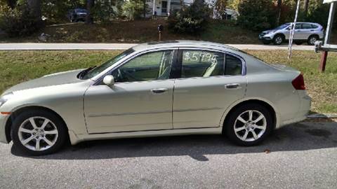2006 Infiniti G35 for sale at Greg's Auto Village in Windham NH