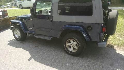2005 Jeep Wrangler for sale at Greg's Auto Village in Windham NH