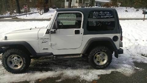 2000 Jeep Wrangler for sale at Greg's Auto Village in Windham NH