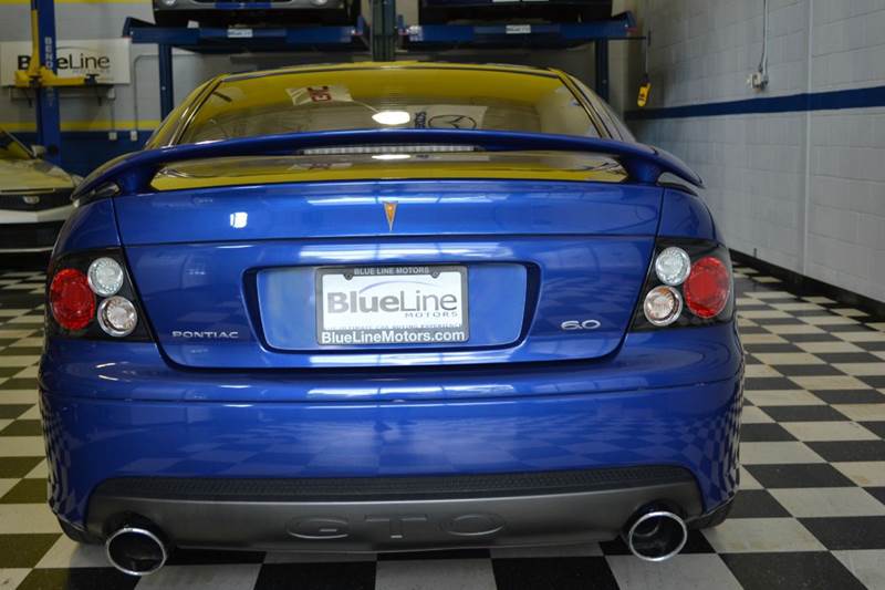2006 Pontiac Gto Base 2dr Coupe In Manassas Va Blueline Motors