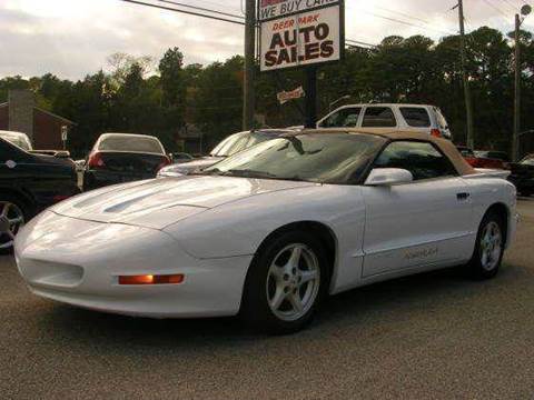 1997 Pontiac Firebird for sale at Deer Park Auto Sales Corp in Newport News VA