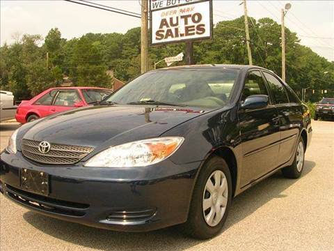 2002 Toyota Camry for sale at Deer Park Auto Sales Corp in Newport News VA