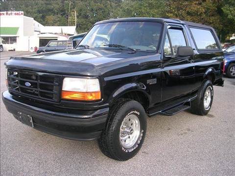 1996 Ford Bronco for sale at Deer Park Auto Sales Corp in Newport News VA