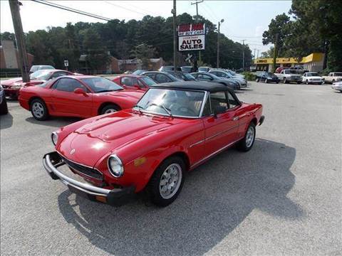 1982 FIAT 124 Spider for sale at Deer Park Auto Sales Corp in Newport News VA