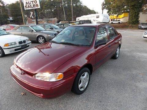 2001 Chevrolet Prizm for sale at Deer Park Auto Sales Corp in Newport News VA