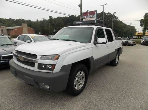 2002 Chevrolet Avalanche for sale at Deer Park Auto Sales Corp in Newport News VA