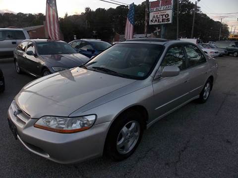 1999 Honda Accord for sale at Deer Park Auto Sales Corp in Newport News VA