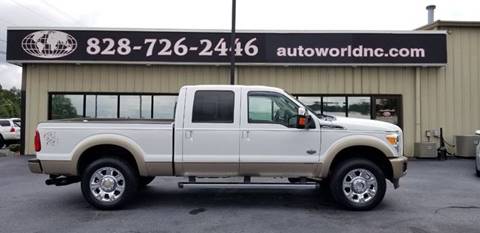 2012 Ford F-250 Super Duty for sale at AutoWorld of Lenoir in Lenoir NC