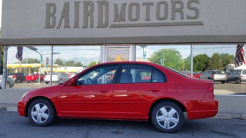 2002 Honda Civic for sale at BAIRD MOTORS in Clearfield UT