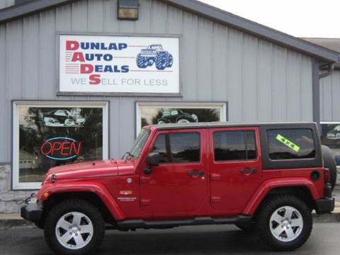 2011 Jeep Wrangler Unlimited for sale at Dunlap Auto Deals in Elkhart IN